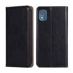 Custodia per telefono in pelle magnetica tinta unita lucida olio, For Nokia G11 Plus, For Nokia C300 4G US, For Nokia C110 4G, For Nokia C02 TA-1522