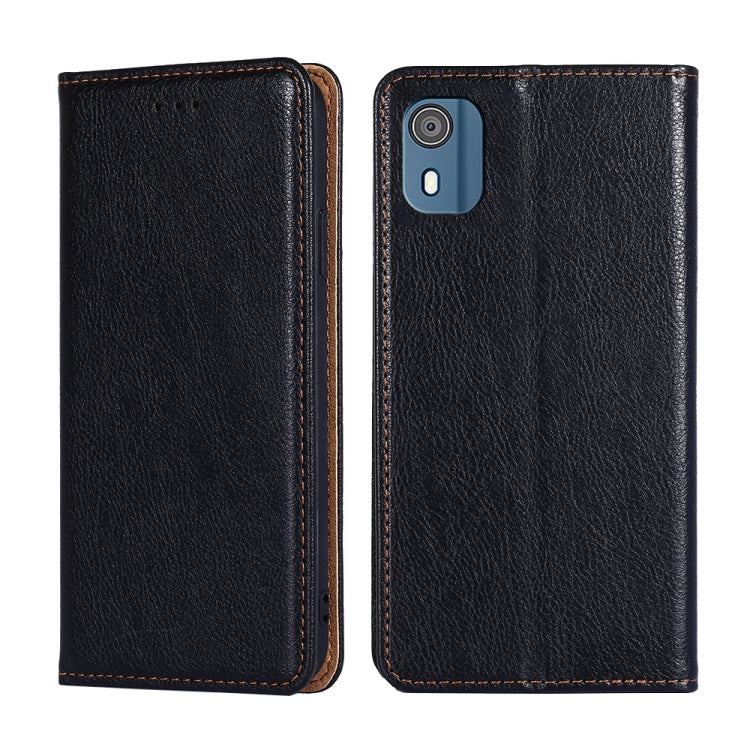 Custodia per telefono in pelle magnetica tinta unita lucida olio, For Nokia G11 Plus, For Nokia C300 4G US, For Nokia C110 4G, For Nokia C02 TA-1522