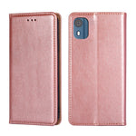 Custodia per telefono in pelle magnetica tinta unita lucida olio, For Nokia G11 Plus, For Nokia C300 4G US, For Nokia C110 4G, For Nokia C02 TA-1522