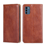 Custodia per telefono in pelle magnetica tinta unita lucida olio, For Nokia G11 Plus, For Nokia C300 4G US, For Nokia C110 4G, For Nokia C02 TA-1522