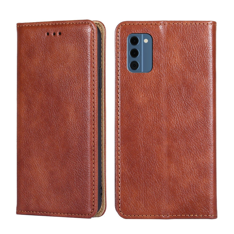 Custodia per telefono in pelle magnetica tinta unita lucida olio, For Nokia G11 Plus, For Nokia C300 4G US, For Nokia C110 4G, For Nokia C02 TA-1522