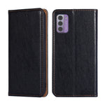 Custodia per telefono in pelle magnetica tinta unita lucida olio, For Nokia C12, For Nokia G42 5G, For Nokia C22, For Nokia C32