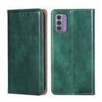 Custodia per telefono in pelle magnetica tinta unita lucida olio, For Nokia C12, For Nokia G42 5G, For Nokia C22, For Nokia C32