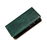 Custodia per telefono in pelle magnetica tinta unita lucida olio, For Nokia C12, For Nokia G42 5G, For Nokia C22, For Nokia C32