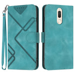 Custodia per cellulare in pelle con motivo a linea, For Huawei P20 Pro, For Huawei P20 lite, For Huawei P smart 2018/Enjoy 7S, For Huawei Mate 10 Lite/Maimang 6