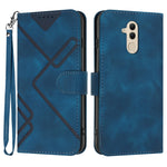 Custodia per cellulare in pelle con motivo a linea, For Huawei P30 Pro, For Huawei P smart 2019/nova lite 3, For Huawei Mate 20 Pro, For Huawei Mate 20 lite/Maimang 7