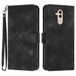 Custodia per cellulare in pelle con motivo a linea, For Huawei P30 Pro, For Huawei P smart 2019/nova lite 3, For Huawei Mate 20 Pro, For Huawei Mate 20 lite/Maimang 7