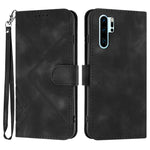 Custodia per cellulare in pelle con motivo a linea, For Huawei P30 Pro, For Huawei P smart 2019/nova lite 3, For Huawei Mate 20 Pro, For Huawei Mate 20 lite/Maimang 7