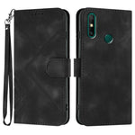 Custodia per cellulare in pelle con motivo a linea, For Huawei Enjoy 20e, For Huawei P50 Pro, For Huawei P50, For Huawei Enjoy 20 SE 4G