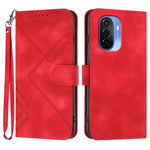 Custodia per cellulare in pelle con motivo a linea, For Huawei Enjoy 70, For Huawei P60 / P60 Pro, For Huawei Enjoy 50 Pro / nova Y90, For Huawei Enjoy 50 / nova Y70
