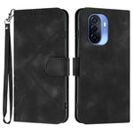 Custodia per cellulare in pelle con motivo a linea, For Huawei Enjoy 70, For Huawei P60 / P60 Pro, For Huawei Enjoy 50 Pro / nova Y90, For Huawei Enjoy 50 / nova Y70