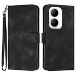 Custodia per cellulare in pelle con motivo a linea, For Huawei Enjoy 80 Plus, For Huawei Pura 80 5G, For Huawei Mate 70 Pro / Mate 70 Pro+, For Huawei Mate 70