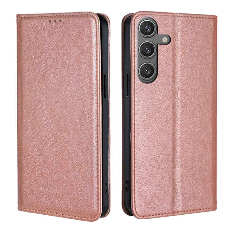 Custodia portafoglio in pelle per Samsung Galaxy S24+ 5G