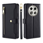 Custodia per telefono in pelle con portafoglio con cerniera a tracolla Lite Sheep Texture, For OPPO A2 Pro 5G, For OPPO A58 4G, For OPPO Reno10 5G / Reno10 Pro 5G Global, For OPPO Reno10 5G Global