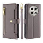Custodia per telefono in pelle con portafoglio con cerniera a tracolla Lite Sheep Texture, For OPPO A2 Pro 5G, For OPPO A58 4G, For OPPO Reno10 5G / Reno10 Pro 5G Global, For OPPO Reno10 5G Global