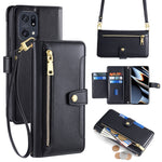 Custodia per telefono in pelle con portafoglio con cerniera a tracolla Lite Sheep Texture, For OPPO Reno8 T 5G / A1 Pro 5G, For OPPO Reno7 4G / F21 Pro 4G, For OPPO Find X5 Pro