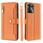 Custodia per telefono in pelle con portafoglio con cerniera a tracolla Lite Sheep Texture, For OPPO Reno11 F 5G, For OPPO Find X7 5G, For OPPO Find X7 Ultra 5G, For OPPO A38 4G / A18 4G