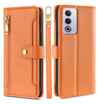 Custodia per telefono in pelle con portafoglio con cerniera a tracolla Lite Sheep Texture, For OPPO Reno12 F 5G, For OPPO A3 Pro 5G India, For OPPO Reno12 5G Global, For OPPO A60 4G Global