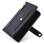 Custodia per telefono in pelle con portafoglio con cerniera a tracolla Lite Sheep Texture, For OPPO A5 5G 2025 Global, For OPPO Reno14 Pro 5G, For OPPO Reno14 5G, For OPPO Find X8s+ 5G