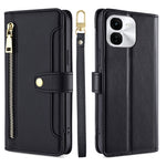 Custodia per telefono in pelle con portafoglio con cerniera a tracolla Lite Sheep Texture, For vivo X100s, For vivo Y38 5G / T3x Global, For vivo V30e 5G Global, For vivo iQOO Z9x