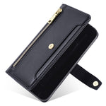 Custodia per telefono in pelle con portafoglio con cerniera a tracolla Lite Sheep Texture, For vivo X100s, For vivo Y38 5G / T3x Global, For vivo V30e 5G Global, For vivo iQOO Z9x