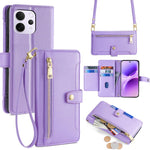 Custodia per telefono in pelle con portafoglio con cerniera a tracolla Lite Sheep Texture, For vivo X300 Ultra 5G, For vivo S50 Pro mini 5G, For vivo S50 5G, For vivo X300 Pro 5G