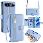 Custodia per telefono in pelle con portafoglio con cerniera a tracolla Lite Sheep Texture, For vivo X300 Ultra 5G, For vivo S50 Pro mini 5G, For vivo S50 5G, For vivo X300 Pro 5G