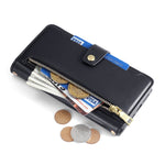 Custodia per telefono in pelle con portafoglio con cerniera a tracolla Lite Sheep Texture, For Nokia C110 4G