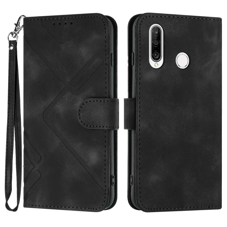 Custodia per cellulare in pelle con motivo a linea, For Honor 70, For Honor X8 4G/X30i/Play6T Pro, For Honor X7 4G/Play 30 Plus, For Honor 20S Russia /20 lite Russia