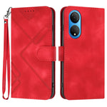 Custodia per cellulare in pelle con motivo a linea, For Honor 70, For Honor X8 4G/X30i/Play6T Pro, For Honor X7 4G/Play 30 Plus, For Honor 20S Russia /20 lite Russia