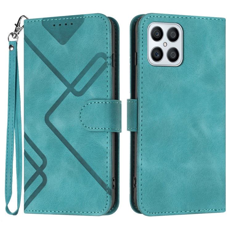 Custodia per cellulare in pelle con motivo a linea, For Honor 70, For Honor X8 4G/X30i/Play6T Pro, For Honor X7 4G/Play 30 Plus, For Honor 20S Russia /20 lite Russia