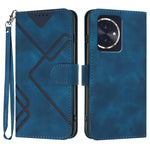Custodia per cellulare in pelle con motivo a linea, For Honor 200 Lite Global, For Honor 100 Pro, For Honor 100, For Honor X50i+