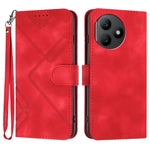 Custodia per cellulare in pelle con motivo a linea, For Honor 200 Lite Global, For Honor 100 Pro, For Honor 100, For Honor X50i+