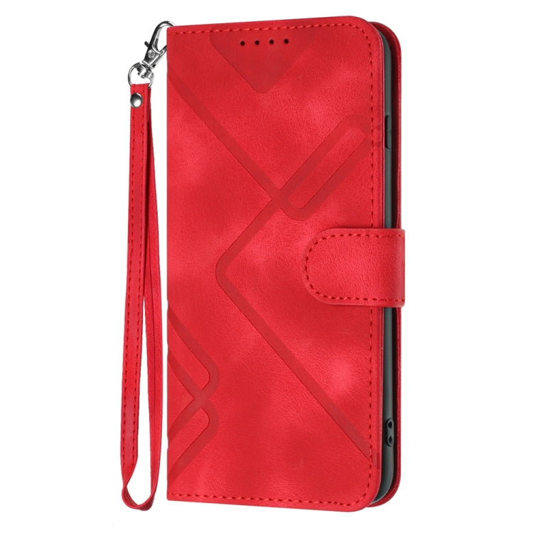 Custodia per cellulare in pelle con motivo a linea, For Honor 200 Lite Global, For Honor 100 Pro, For Honor 100, For Honor X50i+