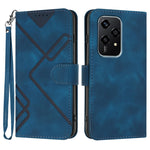 Custodia per cellulare in pelle con motivo a linea, For Honor 200 Lite Global, For Honor 100 Pro, For Honor 100, For Honor X50i+