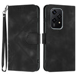 Custodia per cellulare in pelle con motivo a linea, For Honor 200 Lite Global, For Honor 100 Pro, For Honor 100, For Honor X50i+