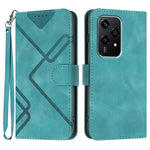 Custodia per cellulare in pelle con motivo a linea, For Honor 200 Lite Global, For Honor 100 Pro, For Honor 100, For Honor X50i+