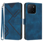 Custodia per cellulare in pelle con motivo a linea, For Honor 400 Smart / X7d 4G / Play 10T 5G, For Honor Play10 4G, For Honor X6c 4G / X5b / X5b Plus Global, For Honor GT Pro