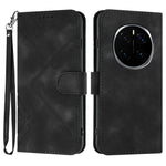 Custodia per cellulare in pelle con motivo a linea, For Honor Magic7 Pro, For Honor Magic7, For Honor 200, For Honor 200 Pro