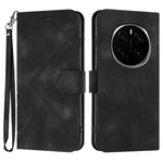 Custodia per cellulare in pelle con motivo a linea, For Honor Magic7 Pro, For Honor Magic7, For Honor 200, For Honor 200 Pro