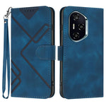 Custodia per cellulare in pelle con motivo a linea, For Honor X60 GT, For Honor 400 Lite Global, For Honor 400 Global 156.5mm, For Honor X8c 4G