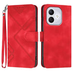 Custodia per cellulare in pelle con motivo a linea, For Honor X60 GT, For Honor 400 Lite Global, For Honor 400 Global 156.5mm, For Honor X8c 4G