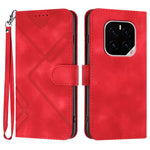 Custodia per cellulare in pelle con motivo a linea, For Honor 400 Smart / X7d 4G / Play 10T 5G, For Honor Play10 4G, For Honor X6c 4G / X5b / X5b Plus Global, For Honor GT Pro