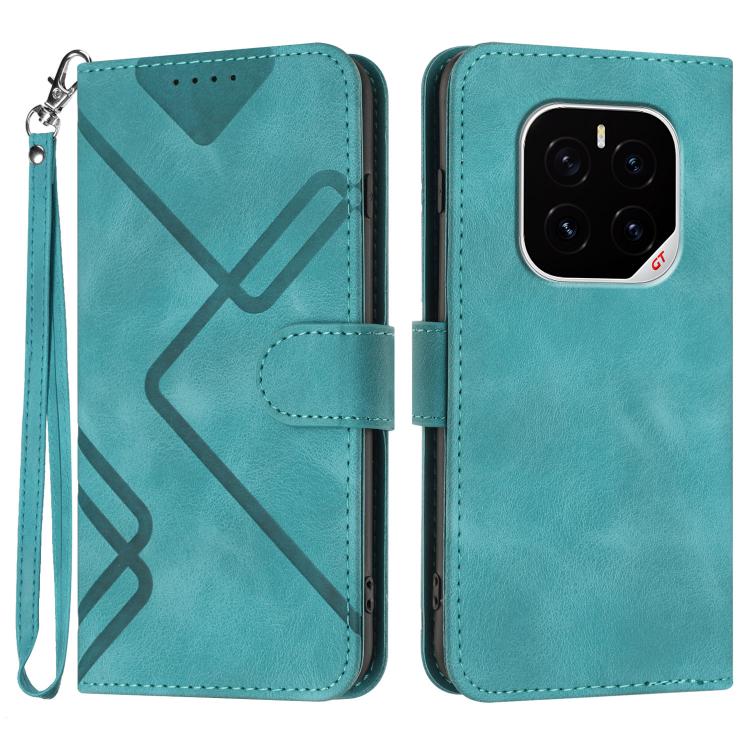 Custodia per cellulare in pelle con motivo a linea, For Honor 400 Smart / X7d 4G / Play 10T 5G, For Honor Play10 4G, For Honor X6c 4G / X5b / X5b Plus Global, For Honor GT Pro