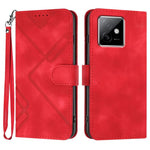 Custodia per cellulare in pelle con motivo a linea, For Honor X60 GT, For Honor 400 Lite Global, For Honor 400 Global 156.5mm, For Honor X8c 4G
