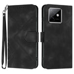 Custodia per cellulare in pelle con motivo a linea, For Honor X60 GT, For Honor 400 Lite Global, For Honor 400 Global 156.5mm, For Honor X8c 4G