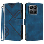 Custodia per cellulare in pelle con motivo a linea, For Honor 400 Smart / X7d 4G / Play 10T 5G, For Honor Play10 4G, For Honor X6c 4G / X5b / X5b Plus Global, For Honor GT Pro