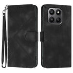 Custodia per cellulare in pelle con motivo a linea, For Honor X5c 4G / X5c Plus, For Honor Magic8 Pro, For Honor Magic8, For Honor X70 5G / X9d 5G