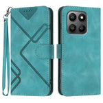 Custodia per cellulare in pelle con motivo a linea, For Honor X5c 4G / X5c Plus, For Honor Magic8 Pro, For Honor Magic8, For Honor X70 5G / X9d 5G