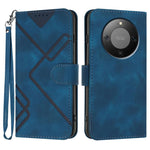 Custodia per cellulare in pelle con motivo a linea, For Honor X5c 4G / X5c Plus, For Honor Magic8 Pro, For Honor Magic8, For Honor X70 5G / X9d 5G